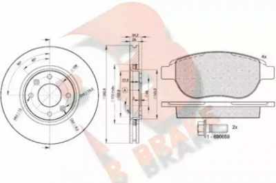 R BRAKE 3r14294752 -